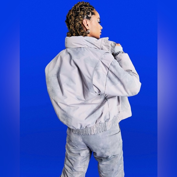 ASOS 4505 Ski Zip Through Snow Jacket (US 10) & Joggers (US 12) in Washed Print - Picture 4 of 16